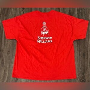 Men’s Sherwin Williams Logo Red T-Shirt - Size 3XL